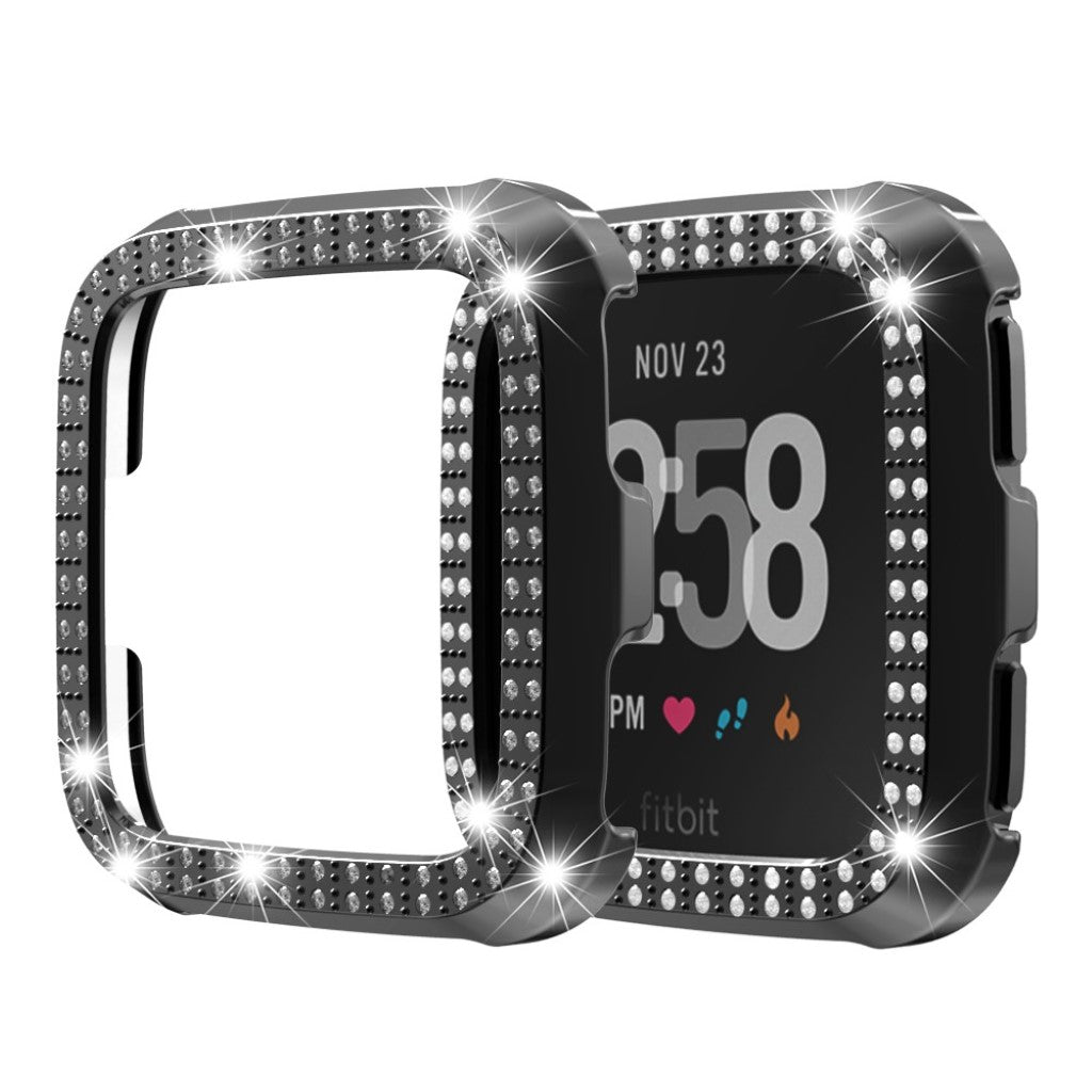 Rhinsten og Silikone Bumper passer til Fitbit Versa 1
