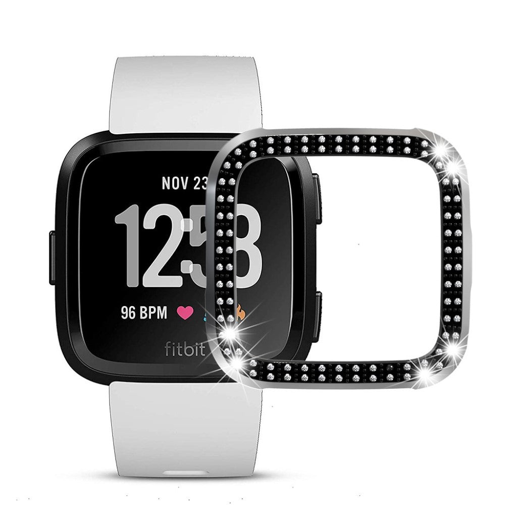 Rhinsten og Silikone Bumper passer til Fitbit Versa 1