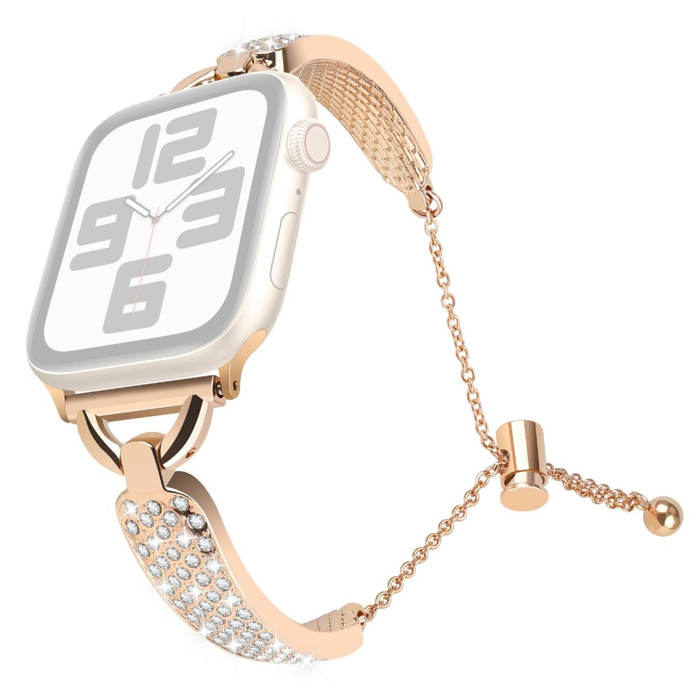 Smuk Metal Og Rhinsten Universal Rem passer til Apple Smartwatch