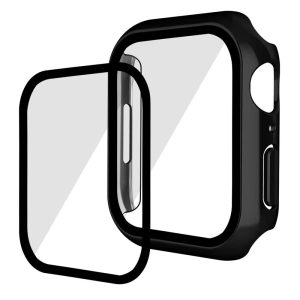 Vildt Fint Cover med Skærmbeskytter i Plastik og Hærdet Glas passer til Apple Watch Series 7 41mm