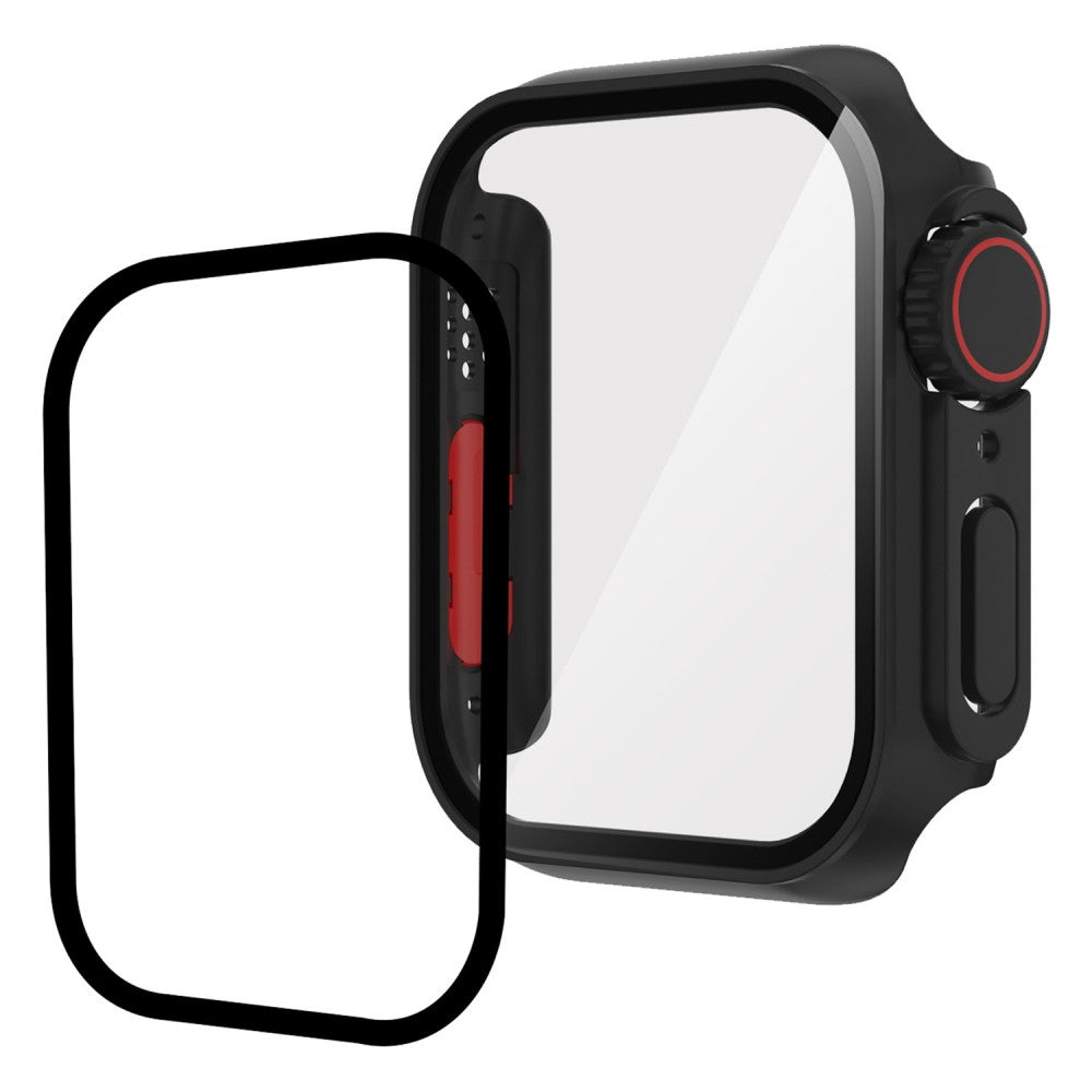 Vildt Fint Universal Cover med Skærmbeskytter i Plastik og Hærdet Glas passer til Apple Smartwatch