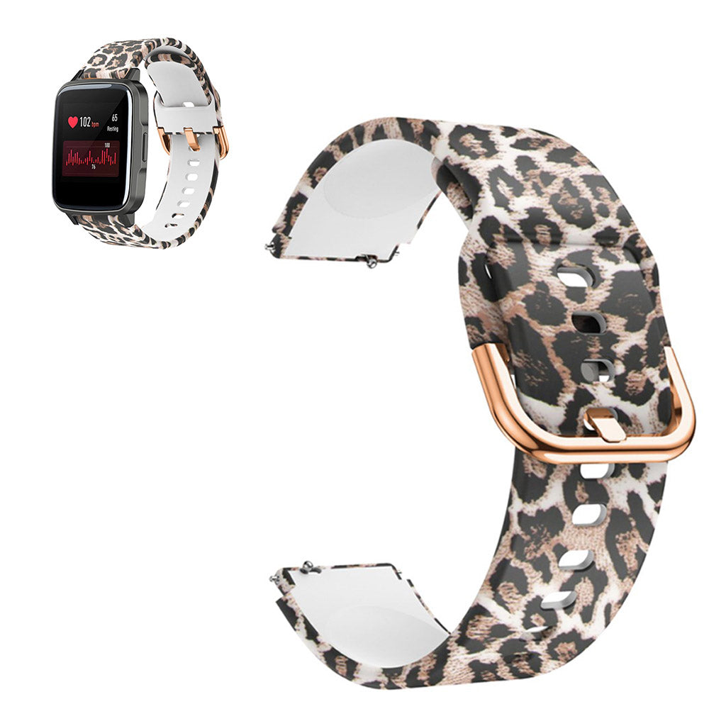 Vildt Nydelig Silikone Rem passer til Haylou SmartWatch LS01 Hot på udsalg