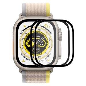 2stk Hærdet Glas Skærmbeskytter passer til Apple Watch Ultra Hot på udsalg