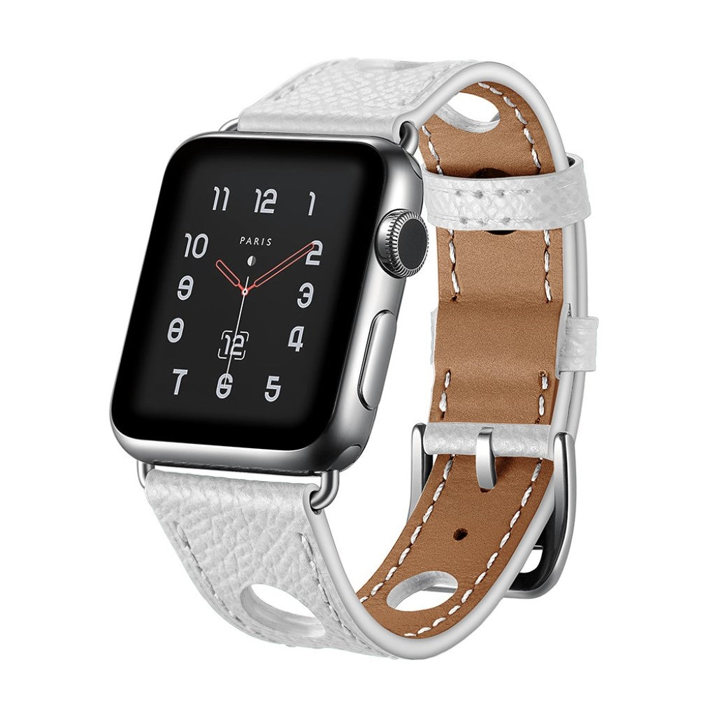 Ægte Læder Universal Rem passer til Apple Watch Series 5 40mm / Apple Watch 40mm