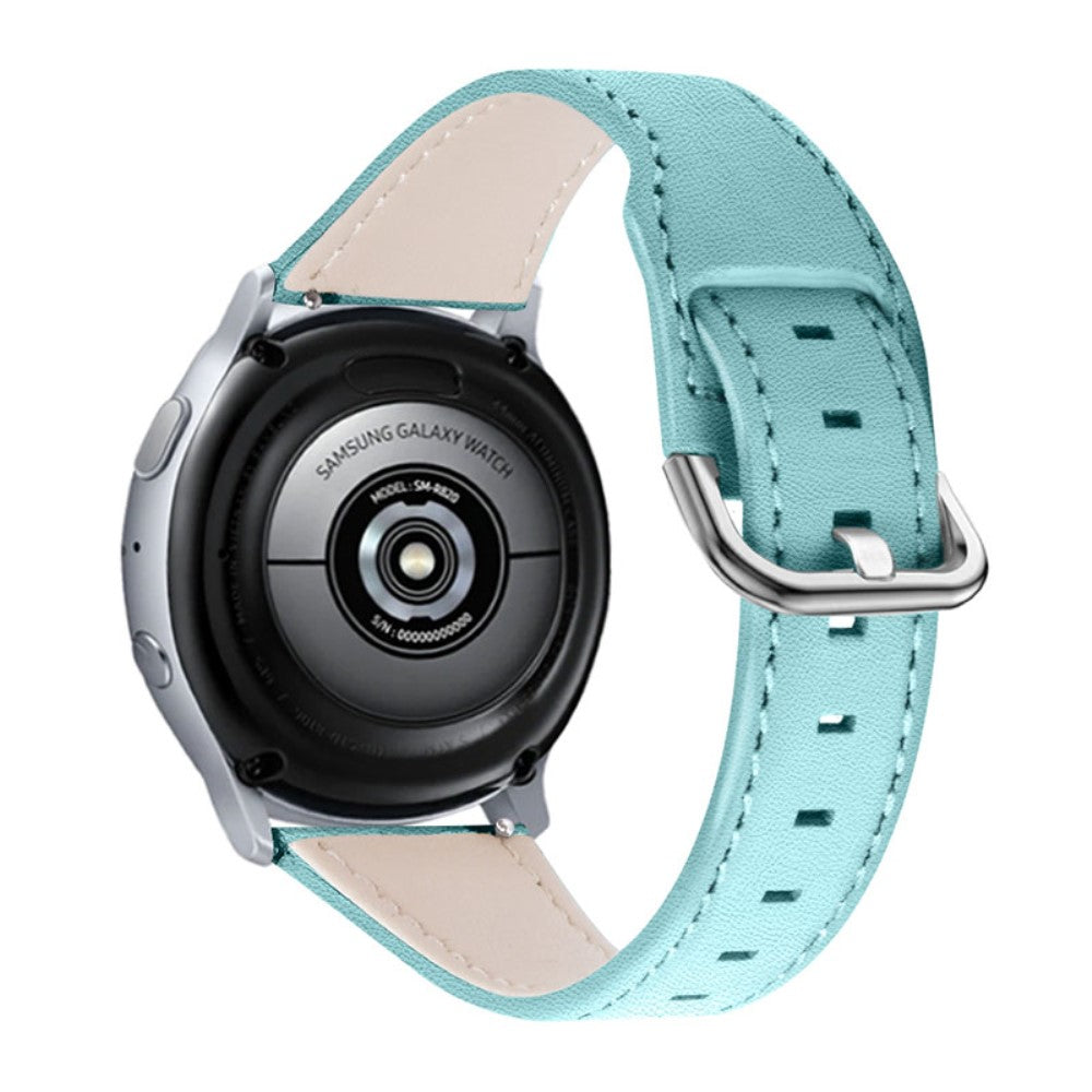 Ægte Læder Universal Rem passer til Samsung Galaxy Watch 3 (45mm) / Samsung Galaxy Watch (46mm)