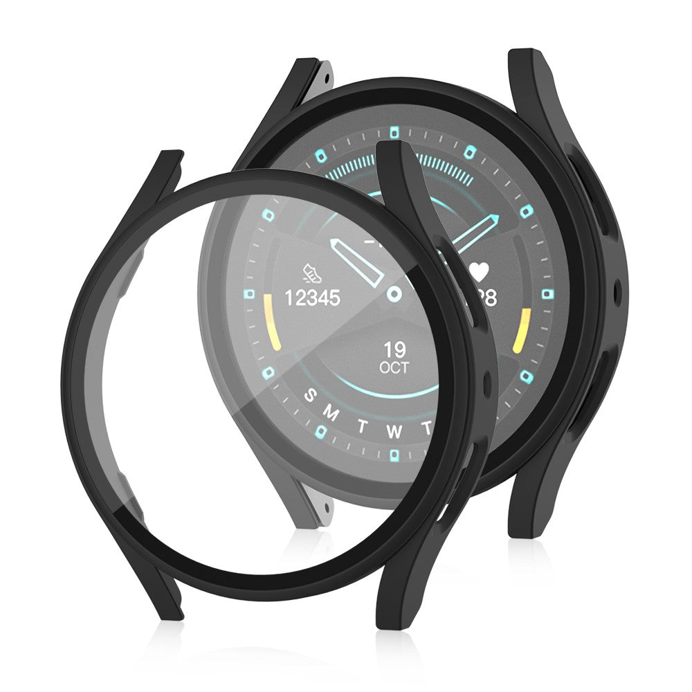 Hårdt Cover med Skærmbeskytter i Glas og Plastik passer til Samsung Galaxy Watch 7 44mm