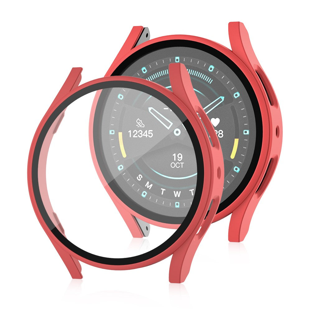 Hårdt Cover med Skærmbeskytter i Glas og Plastik passer til Samsung Galaxy Watch 7 44mm