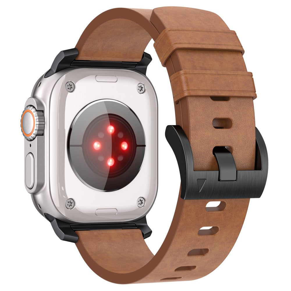Rigtigt Smuk Ægte Læder Universal Rem passer til Apple Smartwatch