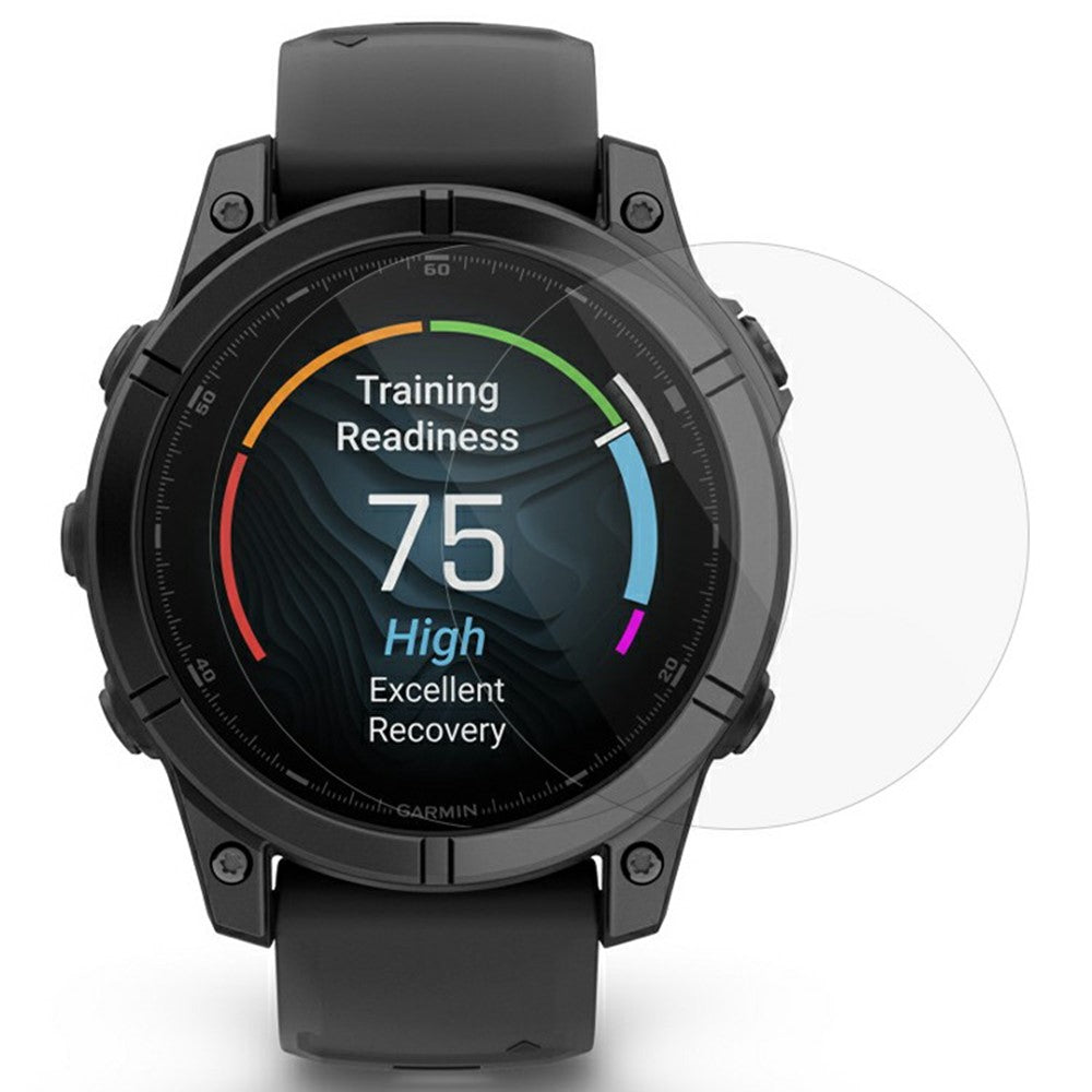 2stk Glas HD Skærmbeskytter passer til Garmin Fenix E 47mm