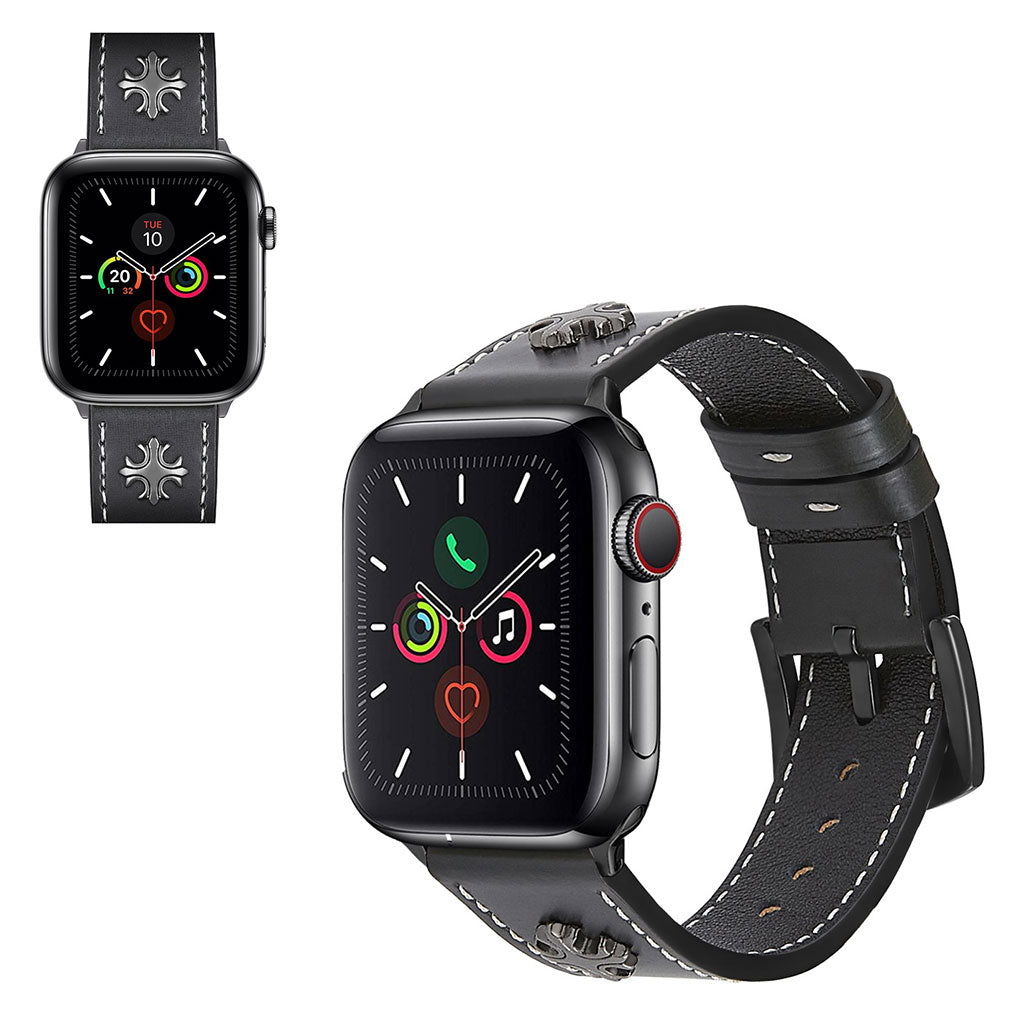 Rigtigt Skøn Ægte Læder Universal Rem passer til Apple Smartwatch Mode