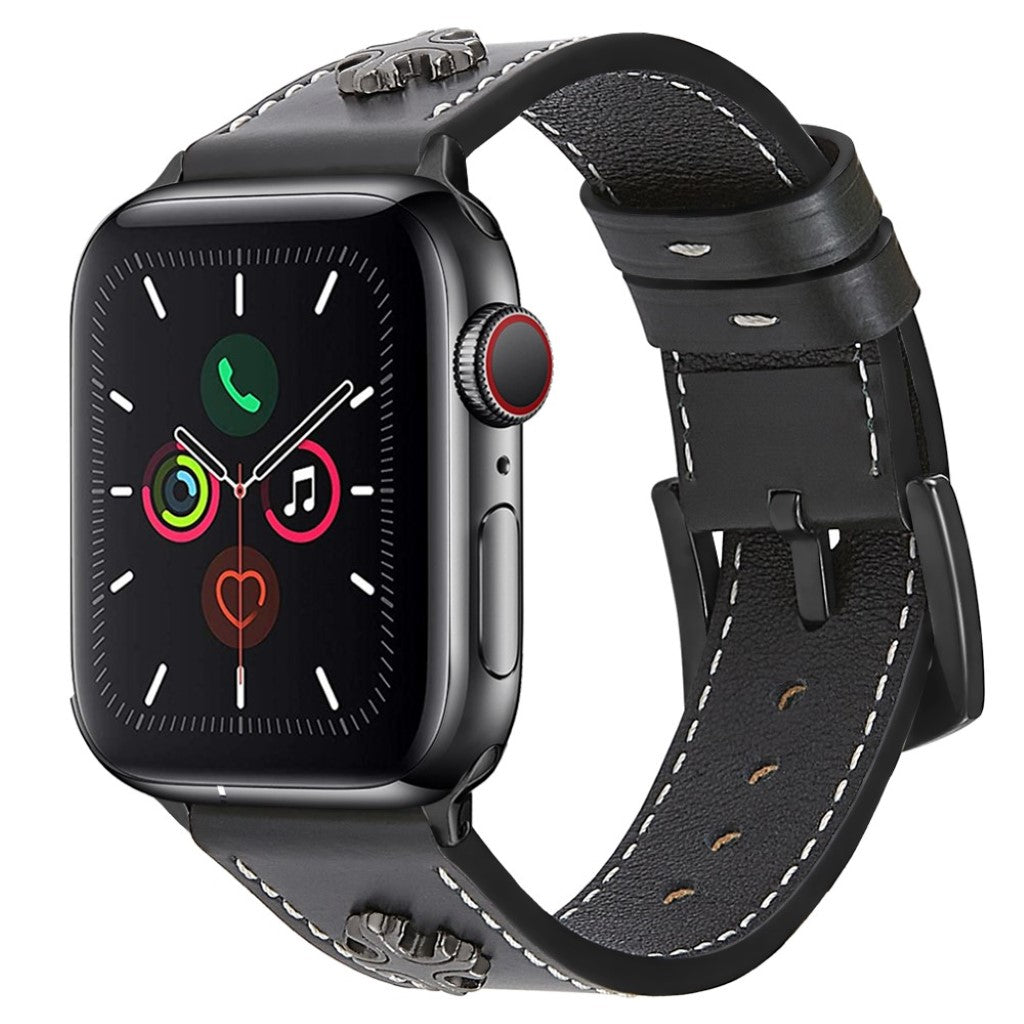 Rigtigt Skøn Ægte Læder Universal Rem passer til Apple Smartwatch Mode