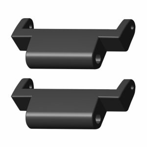 1 Pair For Imoo Watch Phone Z / Q / D Series Watch Strap Linker Zinc Alloy Connector - Black på udsalg