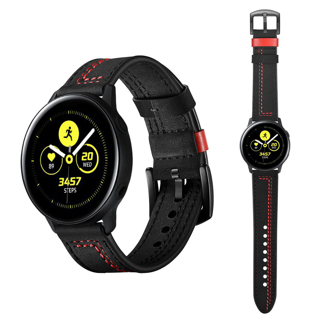 Rigtigt Kønt Ægte Læder Rem passer til Samsung Galaxy Watch Active