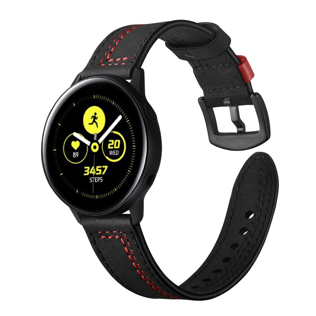 Rigtigt Kønt Ægte Læder Rem passer til Samsung Galaxy Watch Active