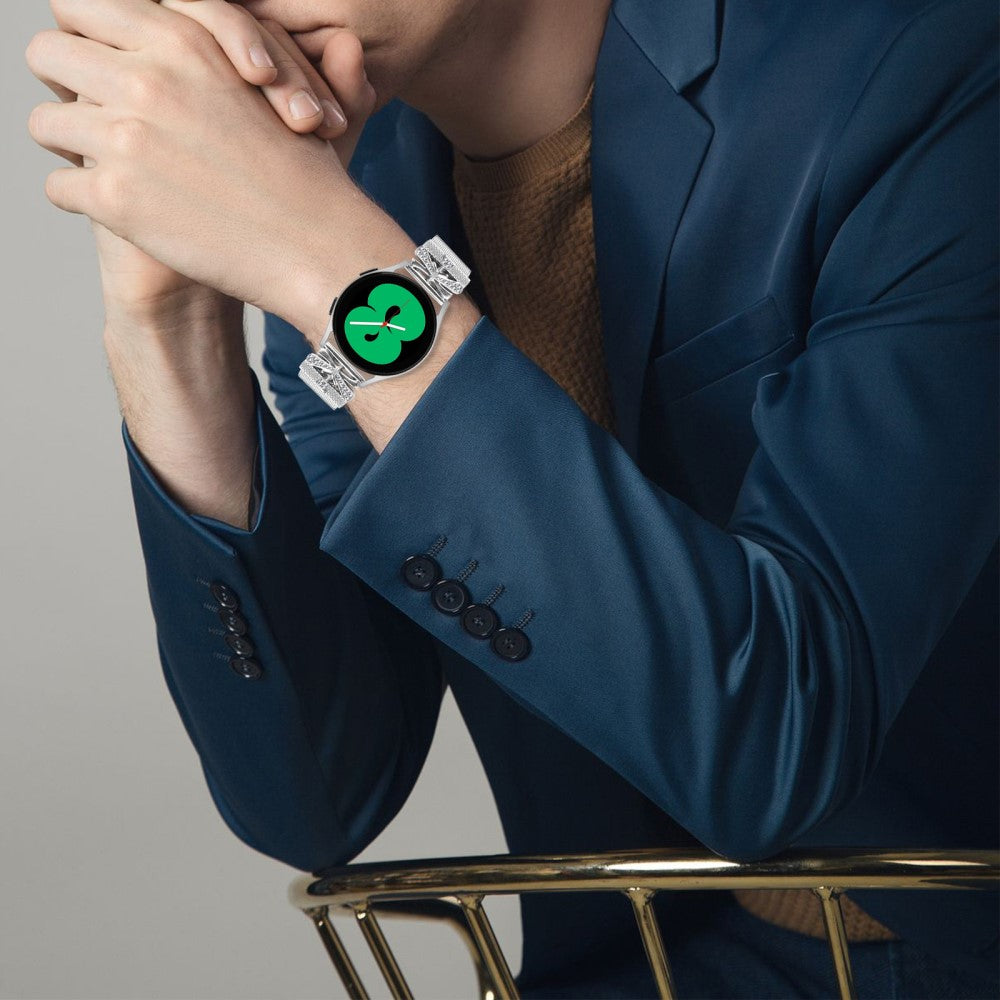 Super Nydelig Metal Universal Rem passer til Garmin Smartwatch Hot på udsalg