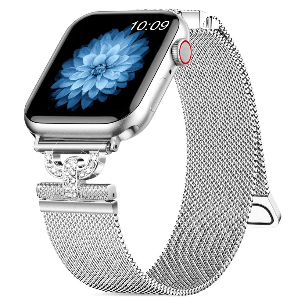 Supercool Metal Og Rhinsten Universal Rem passer til Apple Smartwatch Online