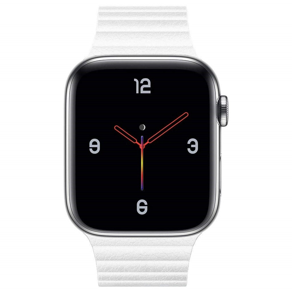 Vildt Flot Ægte Læder Rem passer til Apple Watch Series 4 44mm