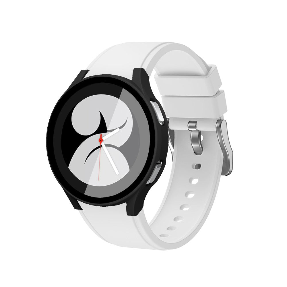 Alle Tiders Cover med Skærmbeskytter i Plastik og Hærdet Glas passer til Samsung Galaxy Watch 4 (40mm)