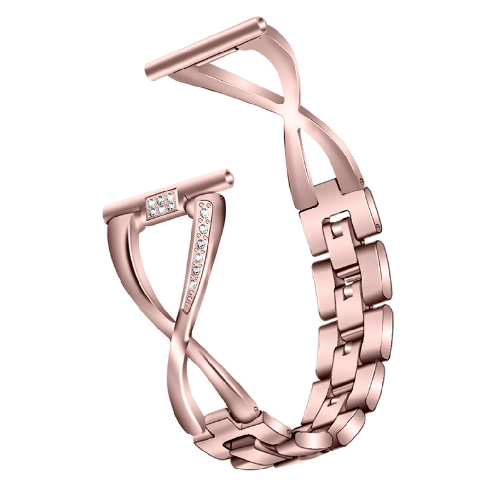Elegant Metal Og Rhinsten Universal Rem passer til Fossil Smartwatch