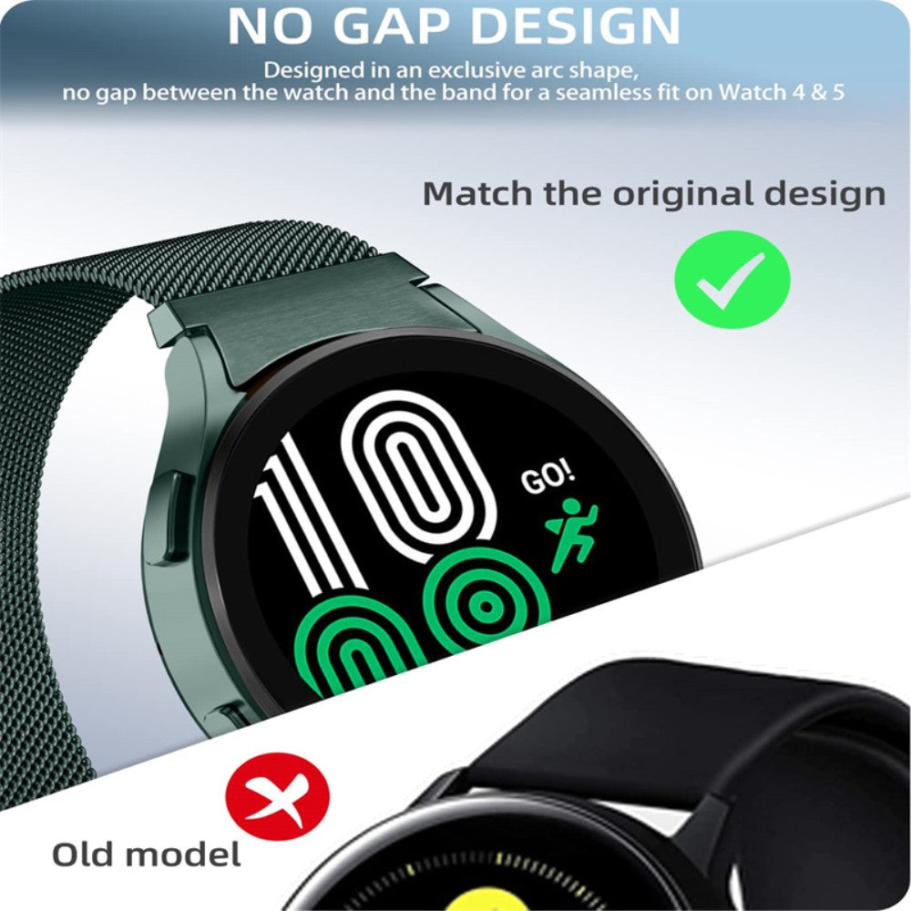 Metal Rem med Cover passer til Samsung Galaxy Watch 5 (40mm)