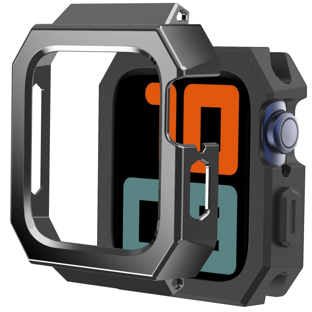 Rigtigt Fint Universal Cover med Skærmbeskytter i Metal passer til Apple Smartwatch