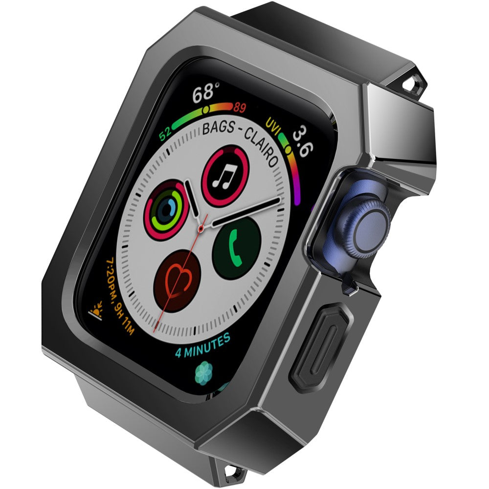 Rigtigt Fint Universal Cover med Skærmbeskytter i Metal passer til Apple Smartwatch
