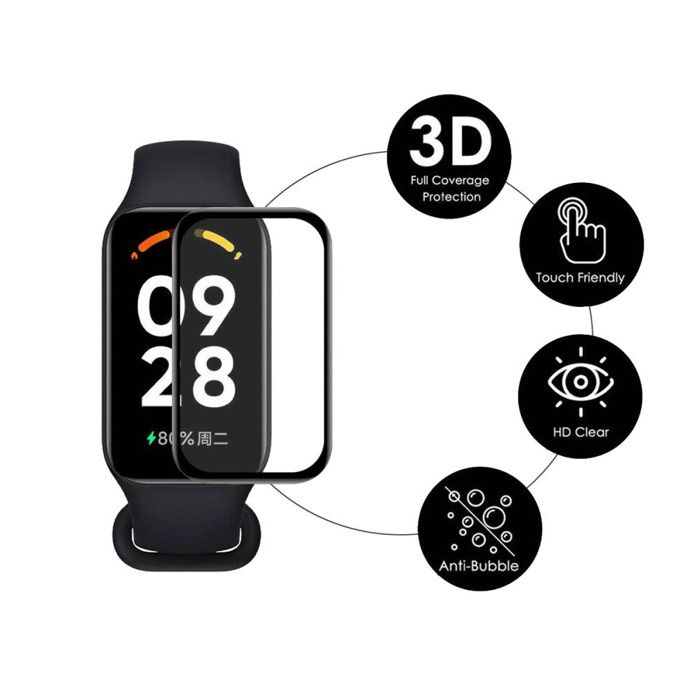 Silikone HD Skærmbeskytter passer til Xiaomi Redmi Band 2