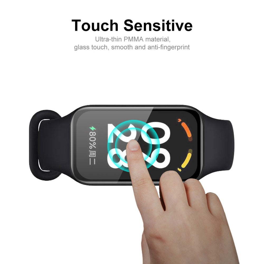 Silikone HD Skærmbeskytter passer til Xiaomi Redmi Band 2