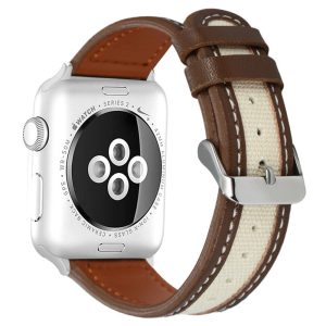 Vildt Holdbart Ægte Læder Universal Rem passer til Apple Smartwatch