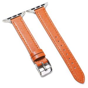 Vildt Holdbart Kunstlæder Rem passer til Apple Watch Series 7 41mm