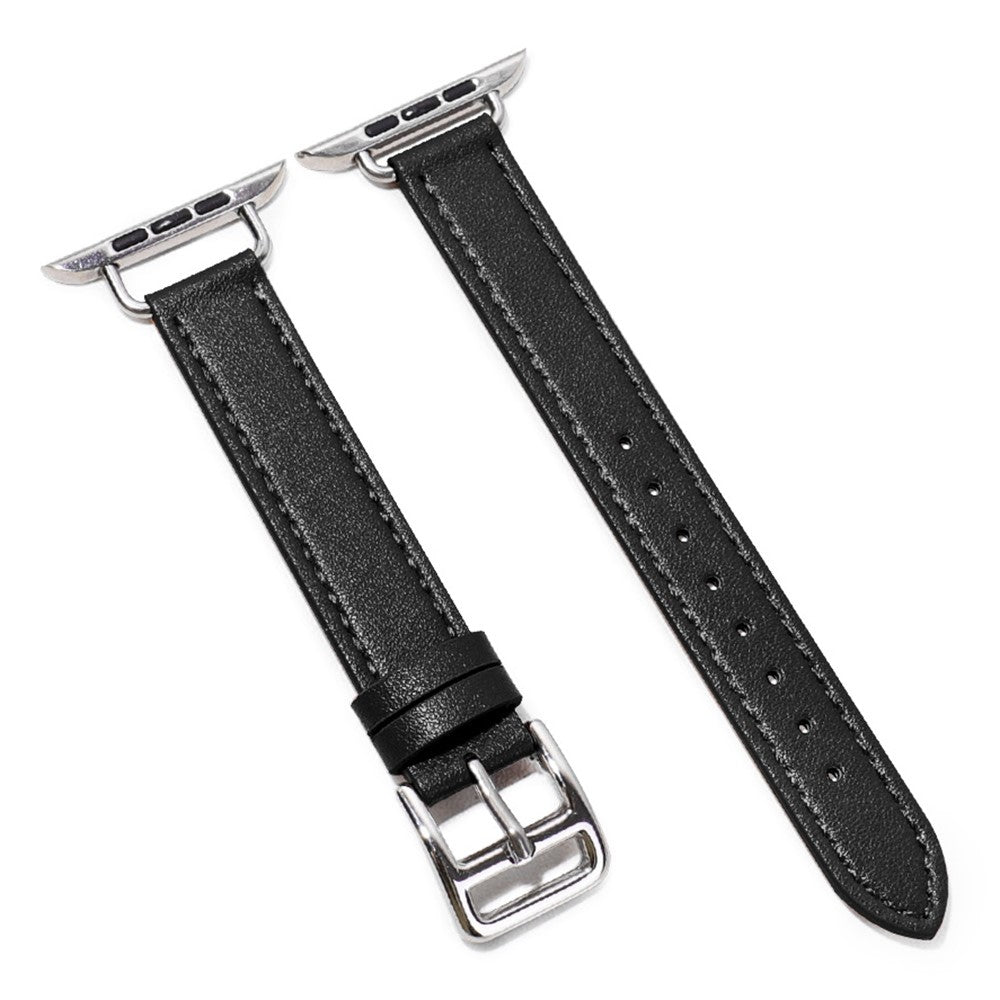 Vildt Holdbart Kunstlæder Rem passer til Apple Watch Series 7 41mm