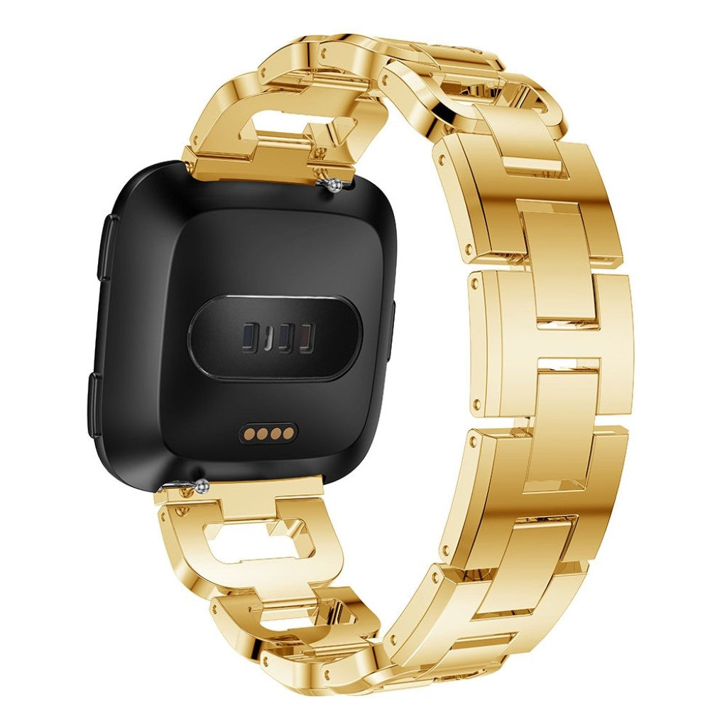 Vildt Nydelig Metal Og Rhinsten Rem passer til Fitbit Versa 1