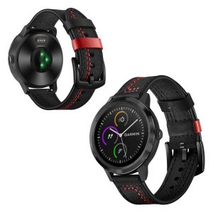 Ægte Læder Universal Rem passer til Garmin Vivoactive 3 / Garmin Vivomove HR