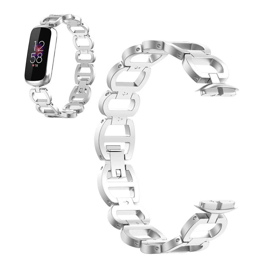 Cool Metal Rem passer til Fitbit Luxe