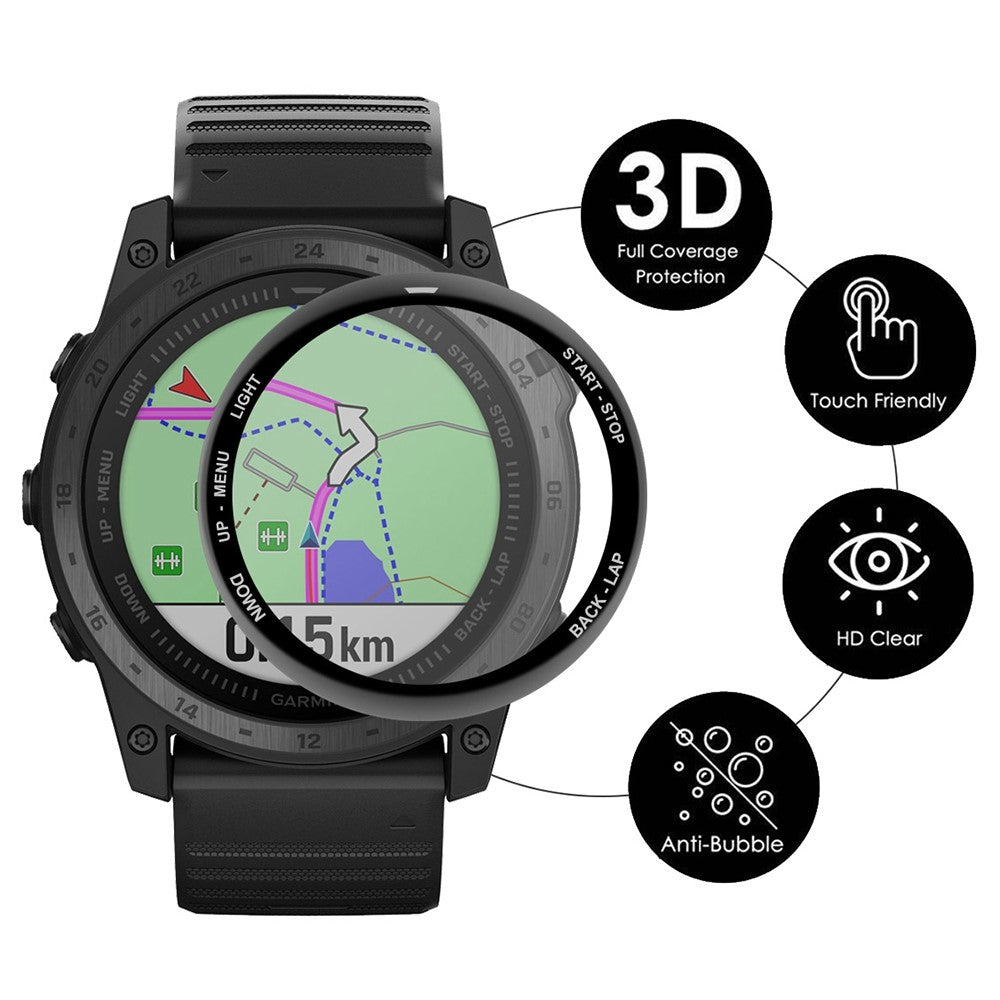 Plastik Universal Skærmbeskytter passer til Garmin Tactix 7 / Garmin Tactix 7 Pro