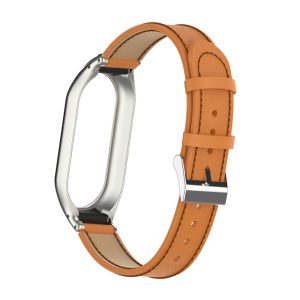 Rigtigt Fint Metal og Kunstlæder Cover passer til Xiaomi Smart Band 8