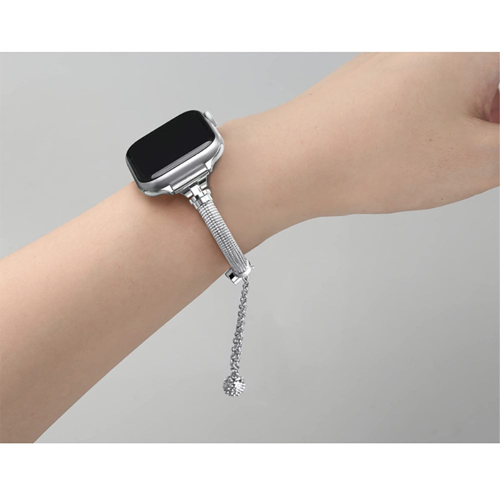 Vildt Skøn Metal Og Rhinsten Rem passer til Apple Watch Series 7 41mm Levere