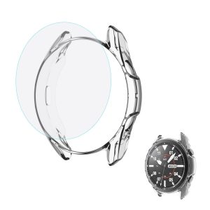 Godt Cover med Skærmbeskytter i Plastik og Hærdet Glas passer til Samsung Galaxy Watch 3 (45mm)