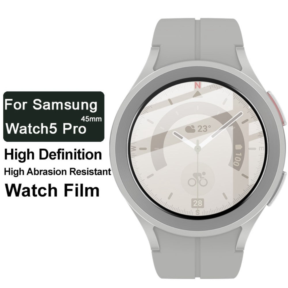 Plastik Skærmbeskytter passer til Samsung Galaxy Watch 5 Pro