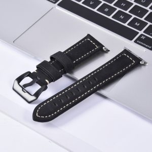 Smuk Ægte Læder Rem passer til Apple Watch Series 4 40mm