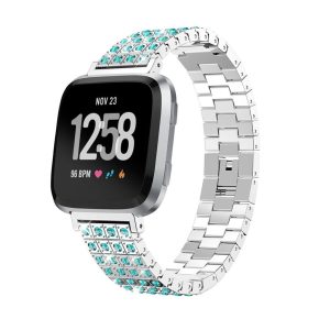 Vildt Slidstærk Metal Rem passer til Fitbit Versa 1 Online Hot Salg