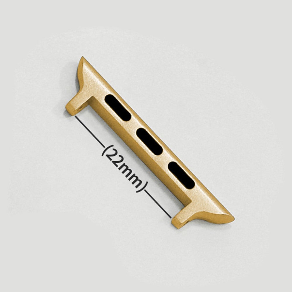 1-pair-22mm-watch-band-connector-apple-watch-series-49mm-45mm-44mm-42mm-gold_1.jpg 1 Pair 22mm Watch Band Connector Apple Watch Series 49mm - 45mm - 44mm - 42mm - Gold
