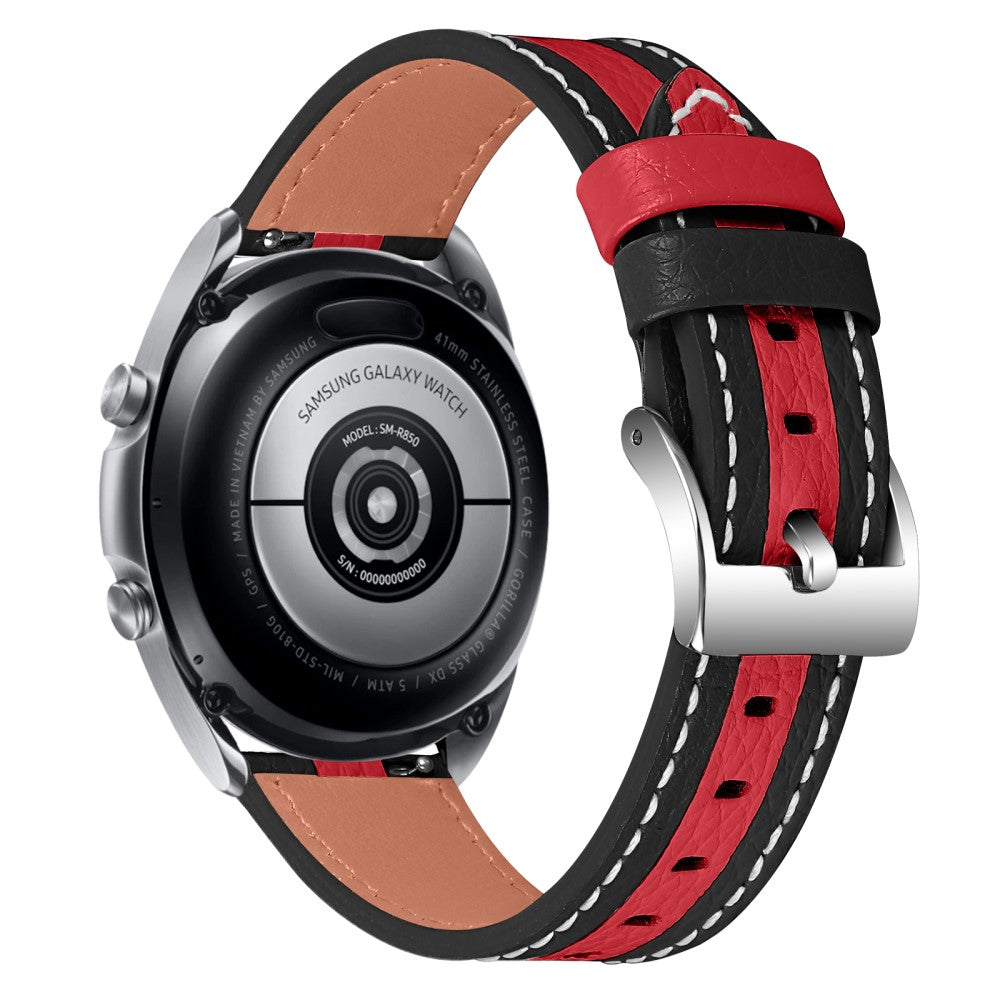 Ægte Læder Universal Rem passer til Garmin Forerunner 245 / Garmin Forerunner 245 Music