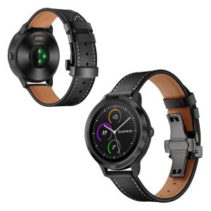 Ægte Læder Universal Rem passer til Garmin Vivoactive 3 / Garmin Vivomove HR Hot på udsalg