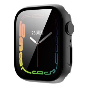 Alle Tiders Universal Cover med Skærmbeskytter i Plastik og Hærdet Glas passer til Apple Watch Series 8 (45mm) / Apple Watch Series 7 45mm