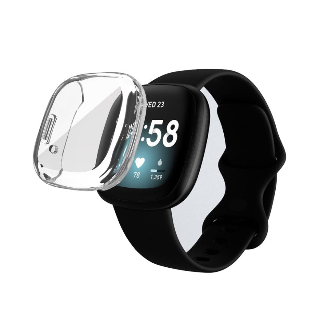 Fint Silikone Cover passer til Fitbit Sense 1 / Fitbit Versa 3