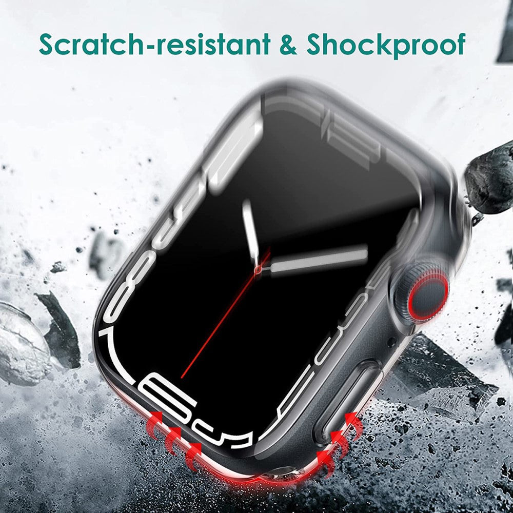 Mega Fint Silikone Cover passer til Apple Watch Series 7 45mm