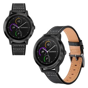 Ægte Læder Universal Rem passer til Garmin Vivoactive 3 / Garmin Vivomove HR