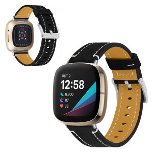 Ægte Læder Universal Rem passer til Fitbit Sense 1 / Fitbit Versa 3