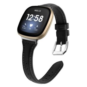 Ægte Læder Universal Rem passer til Fitbit Versa 3 / Fitbit Sense 1